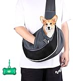Hundetragetasche Verstellbare Welpen-Tragetasche Haustier-Schultertasche Hundetragetasche...