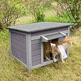Hundehaus Katzenhaus für Den Außen- und Innenbereich mit Wasserdichtem Dach, Auch für Andere...