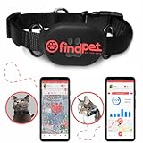 findPet Cat Navigationsgerät für Katzen [Mini 2022], sehr leicht nur 20 g, GPS-Halsband für...